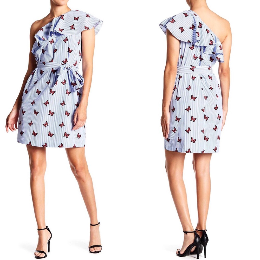 DONNA MORGAN One-Shoulder Dress